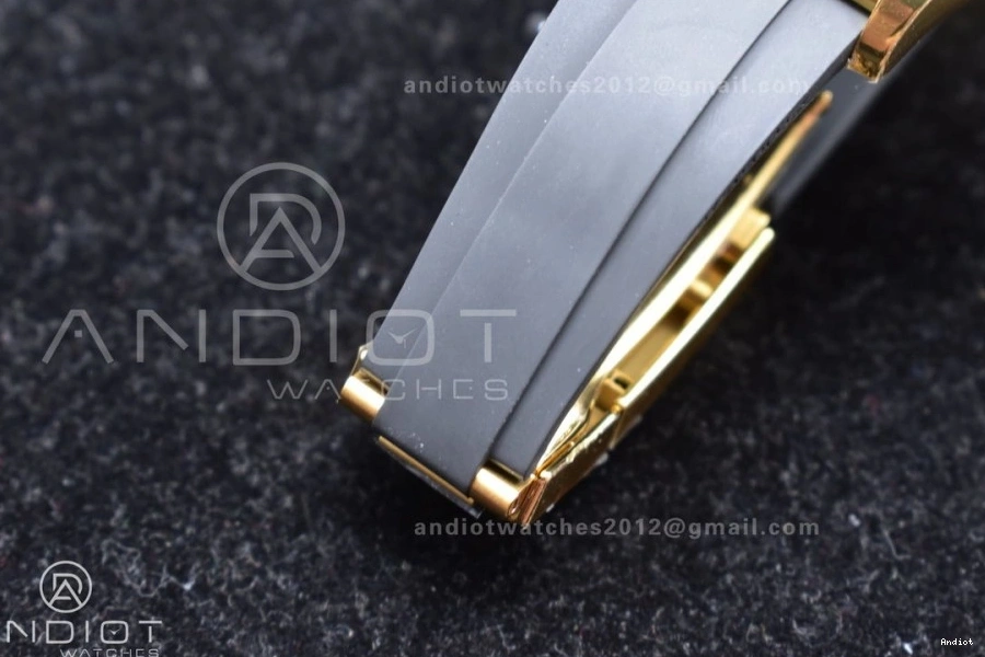 Strap BTF on Dial Oysterflex 1:1 YG Daytona SA4130 Black Edition Best Rubber 116518 0121